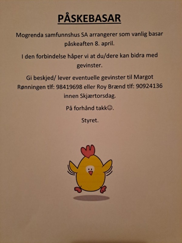 påskebasar