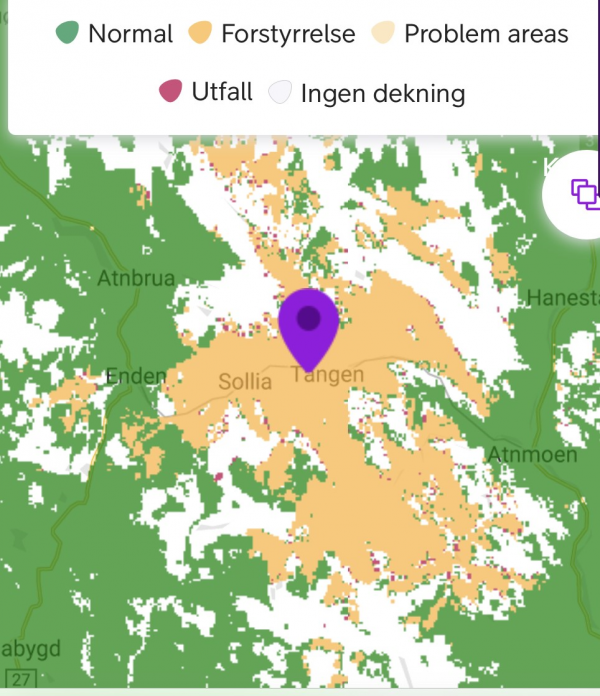dekningskart