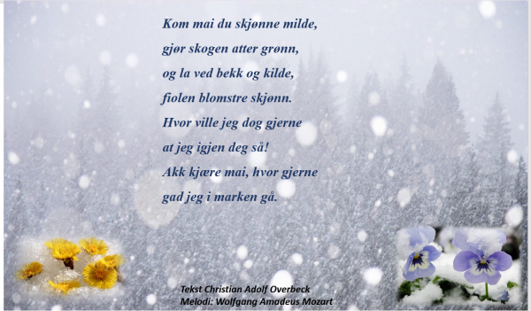 Kom mai du skjønne milde