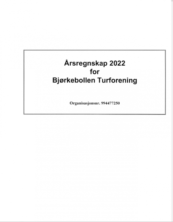 regn1 ÅRSREGNSKAP