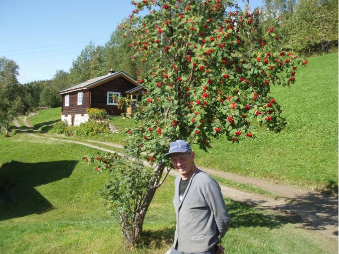 Bilde av Helge Lien i Søre Lia. Foto Anne Marie Raddum Grindstad