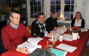 Bilde av varaordfører,ordfører,rådmann og økonomisjefen i S-E kommune foto JØ