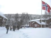 Varm velkomst for Cecilie og Christoph på Rondane Gjestegård Enden