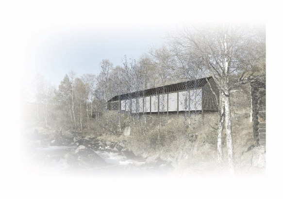 Bilde av fasaden Mot-Fossen