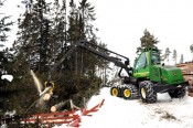 Bilde av hogstmaskin foto Jo Øvergaard