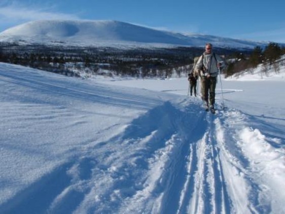 Bilde fra jaktskifeltløypa. Foto Hans Sollid