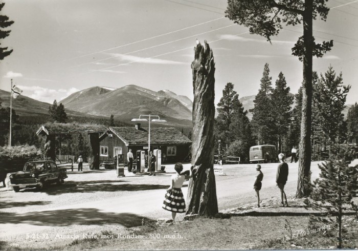 Postkort fra 1960 tallet fotograf Normann. Bildet utlånt av Svein Arne Sandom