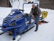 Løypemaskina i full sving