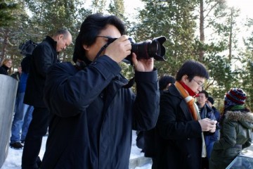 Bilde avden kineserne op Sohlbergplassen foto Helge Stikbakke
