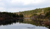 Bilde av den siste isen fra Atnsjøen. Foto Jo Øvergaard