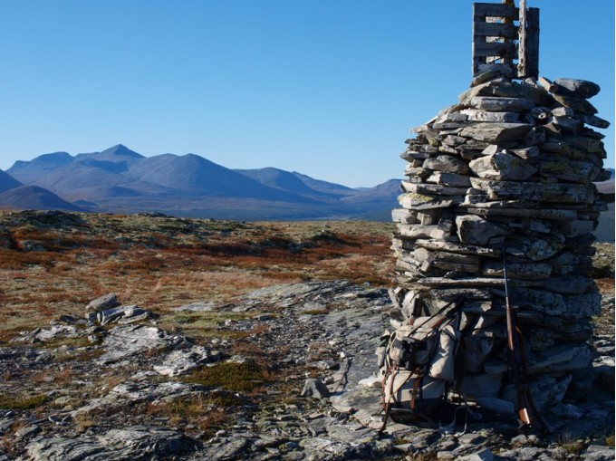 Bilde av Rondane fra Finnsjøfjellet. Foto Hans Petter Ruud