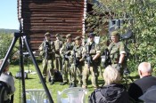 Bilde av representanter fra dagens HV--innsatsstyrke Grebe. Foto Bjørn Brænd