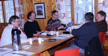 Bilde av fOle Nordahl,Lars J Berge,Helgestikbakke, Sigmund Vestad og Even Moen foto Jo Øvergaard