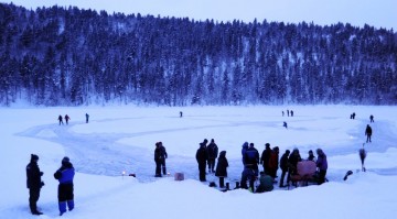 Bilde av skøytedag foto Mette Støvneng