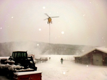 Bilde av helikopter foto Vilde Bakke Wangen