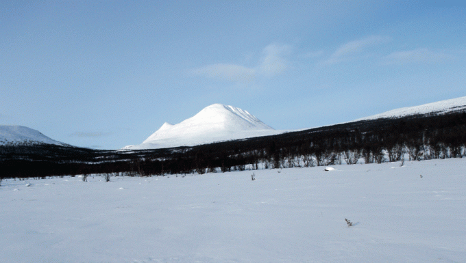 Bilde av Sølnkletten fra Storgytdalen. Foto Hans Sollid