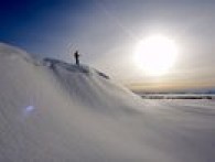 Vinter ,snø og sol foto Hans Fredrik Jacobsen