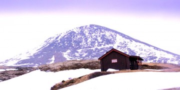 Bilde av Veihytta innpå fjellet foto Jo Øvergaard