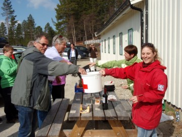 Bildefra kakelotteri i ved Atnbrua. Foto Hans Sollid