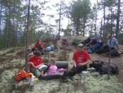 Bilde av rast ved Tegningfallet. Foto Anne Herud