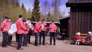 Bilde av korpset vårt foto Jo Øvergaard