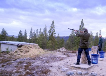 Bilde av lerdueskytter foto Marit Øvergaard