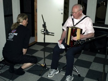 Bilde av Per i studio. foto Morten Brænd