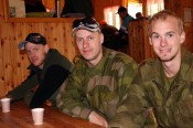 Bilde av fra v. Daniel Bakken, Morten Rønningen og Emil Bakken. Foto Hans Sollid