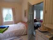 Bilde av soverom til utleie. Foto Bente Lindstad