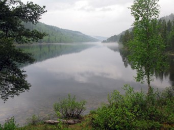 Bilde fra omtrådet der det blir båthavn ved Setningssjøen. Foto Hans Sollid