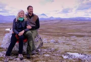 Bilde av Kronprinsparet på Pika foto Jo Øvergaard