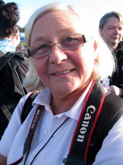 Bilde av journalist Nunn Syndicaton fra London bare understreket at dette var en begivenhet som ble lagt merke til utover landets grenser. Foto Hans Sollid