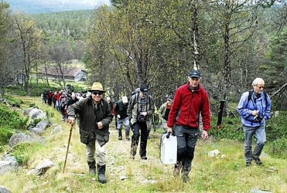 Det var et hel rep av folk og det gledet arr. Foto Peter Bontrop