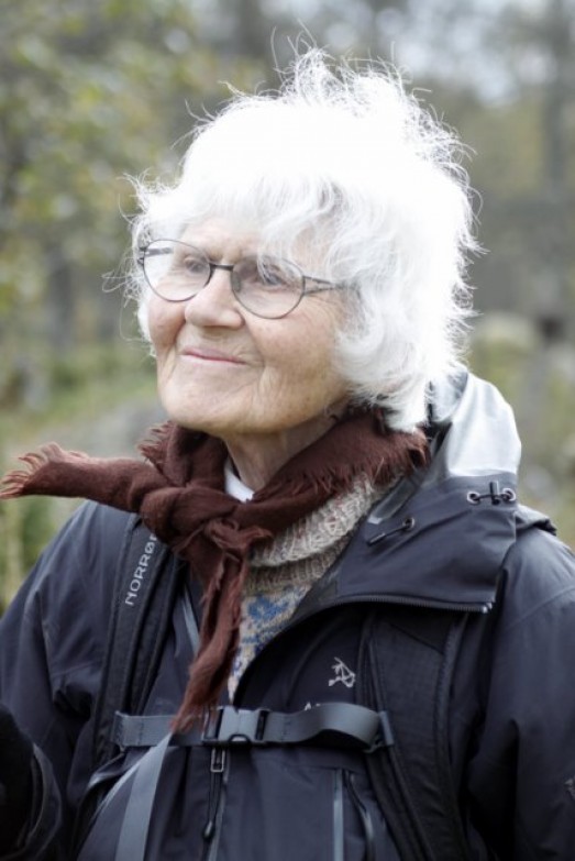 Siri Næss besøkte Fossedagene og falt for det poetiske seterlandskapet i Veslegrytydalen og de lyse furumoene i Sollia. Foto Bjørn Brænd