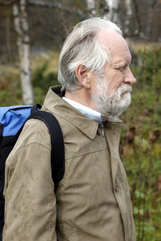 Berge Furre fulgte programmet for Fossedagene fra begynnelse til slutt, i år som i fjor. Foto Bjørn Brænd