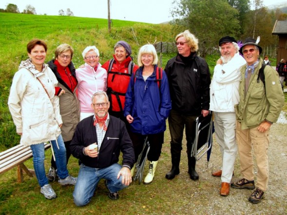 Fossedagene gir en enestående anledning til å treffe gamle kjente. Foto Hans Sollid