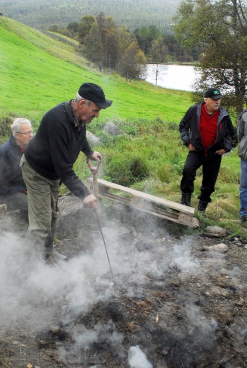 Per Dalåsen stikker mila. Foto Peter Bontrop