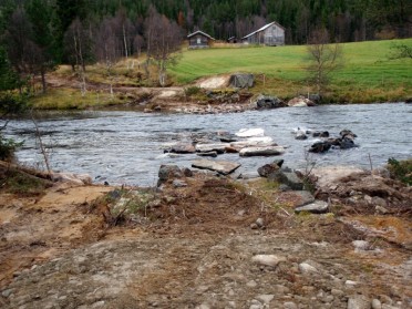 Bilde av bruområdet. Foto Hans Sollid
