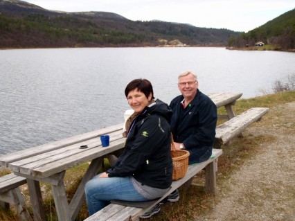Bilde av Anne og Erik Hanestad på Solliatur før Erik tiltrer som ordfører i Elverum. Foto Hans Sollid