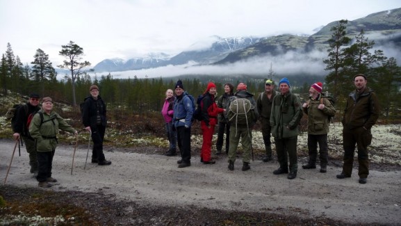 Bilde fra Gamlevegen i Atndalen . start. Foto Kari Sunde