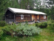 Bilde av setra til garden Nordre Finstad. Foto Hans Sollid