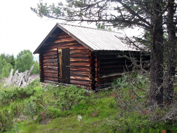 Bilde av løa på Solligardssetra. Foto Hans Sollid