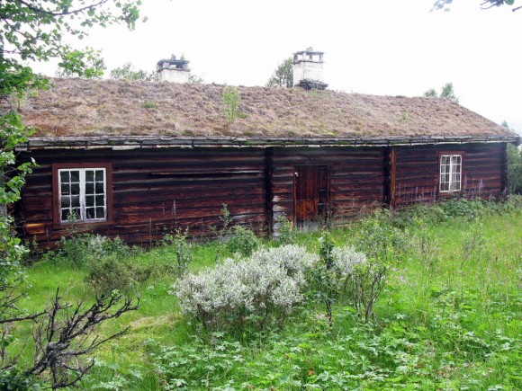 Bilde av seterstua på Solligardssetra. Foto Hans Sollid