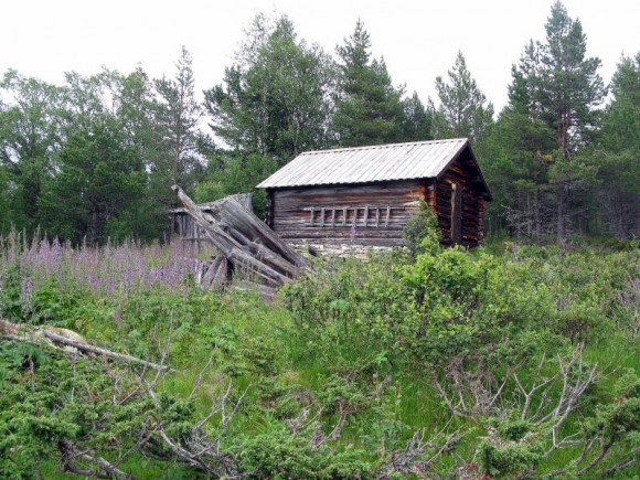 Bilde av løa på Solligardssetra. Foto Hans Sollid