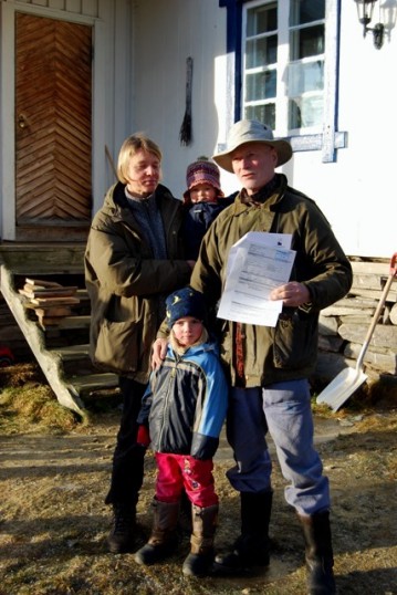Bilde av Familien Vaaler foto Birgitte Løchen