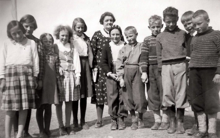 Skoleklassa til Borghild Wulvik