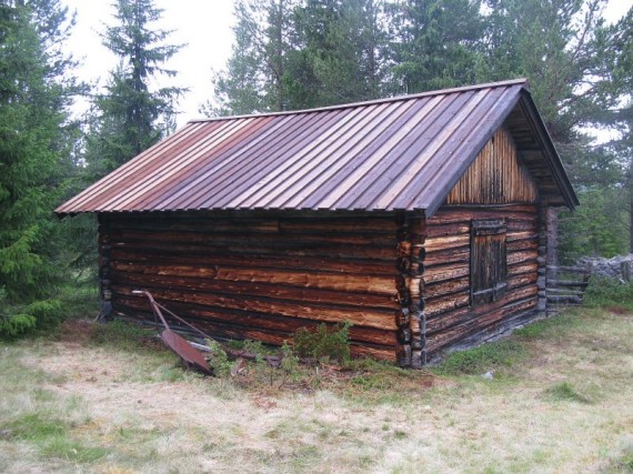 Bilde av restaurert løe på Seterssetra. Foto Hans Sollid