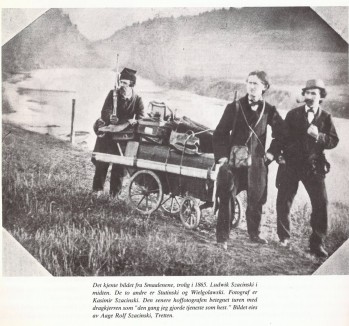 Bilde av Ludwik Szacinski. Faksimile fra Norsk Fotohistorisk Årbok 1981/82