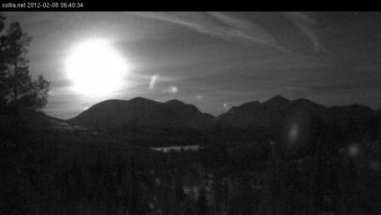 Rondane fra webkamera 0802 2012