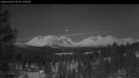 Rondane fra webkamera 0702 2012